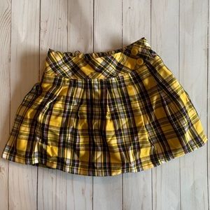 Plaid skirt w/built in shorts 3t